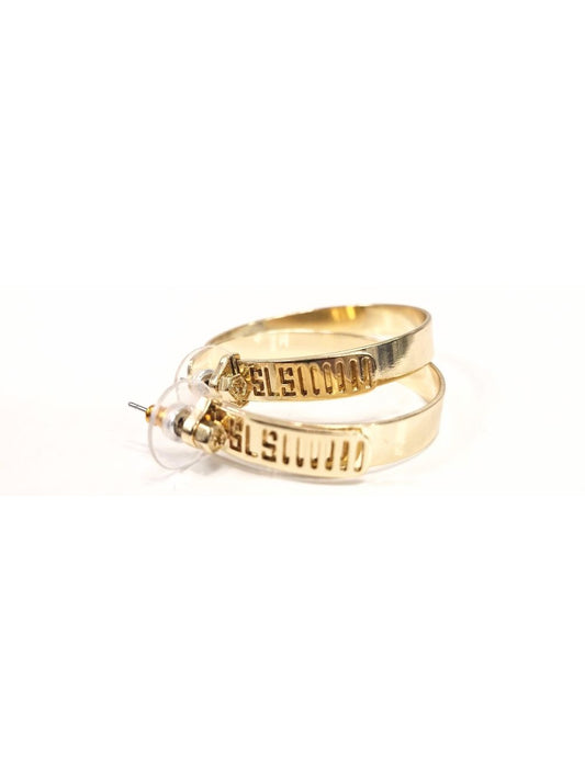 Paauksuoti auskarai-žiedai Pilgrim