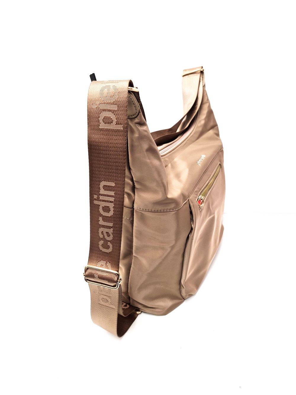 Medžiaginė rankinė/kuprinė Pierre Cardin 7175, smėlio spalvos
