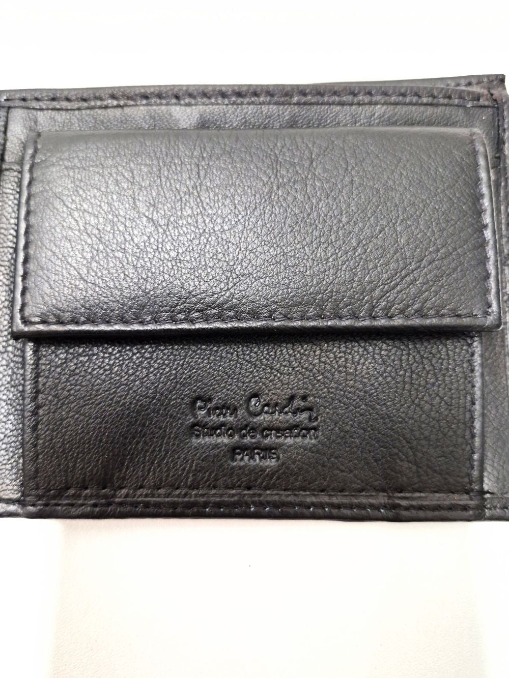Vyriška odinė piniginė Pierre Cardin 8805, juoda