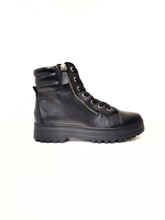 Odiniai auliniai batai Tamaris, juodi