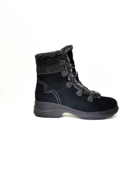 Zomšos auliniai batai Clarks, juodi