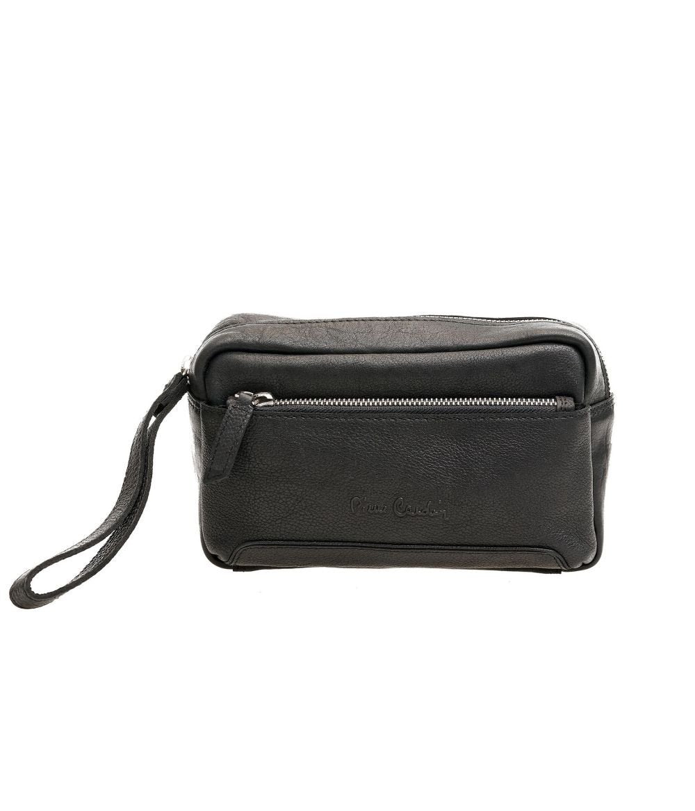 Vyriška odinė delninė Pierre Cardin 28001, juoda